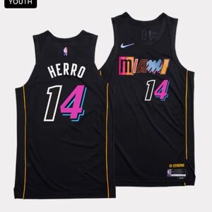 TYLER HERRO NIKE MIAMI HEAT MASHUP YOUTH SWINGMAN JERSEY